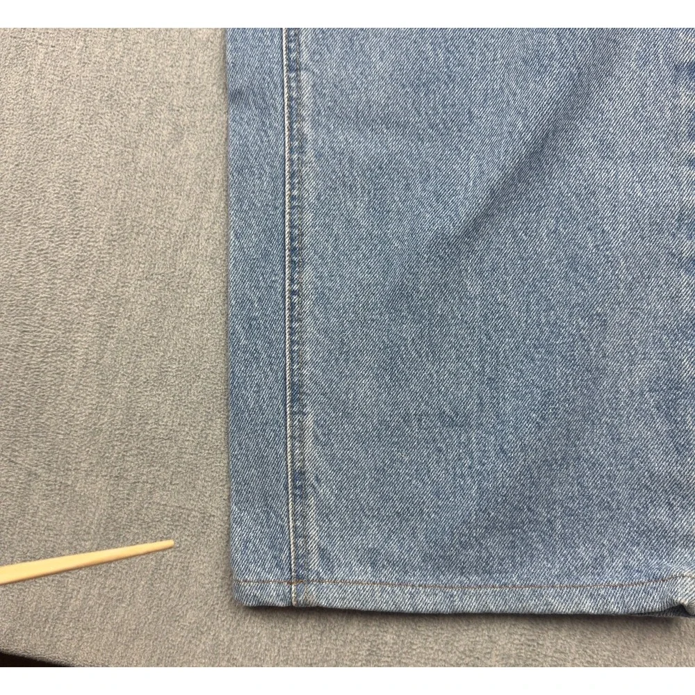 Vintage Carhartt Jeans Mens 35X34 Fit 35X32 Blue Denim Loose Fit Straight B167‎